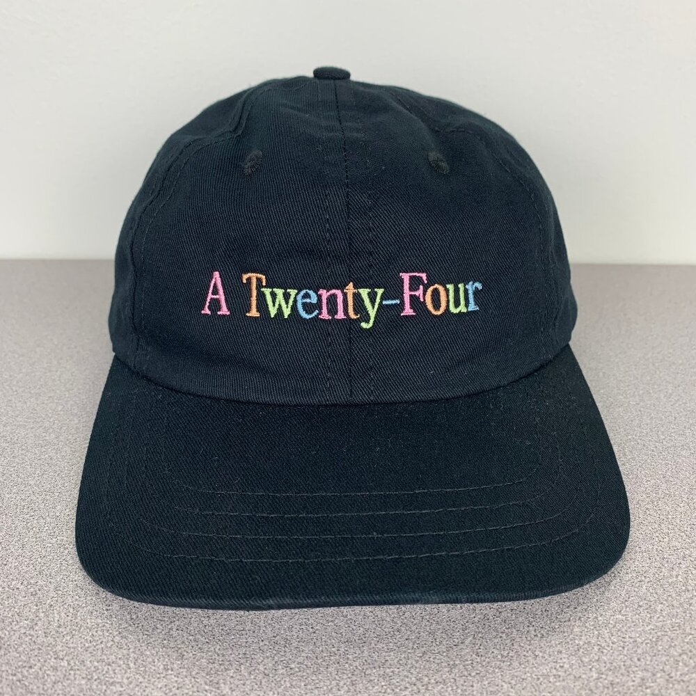 A24 A Twenty-Four Rainbow Black Hat